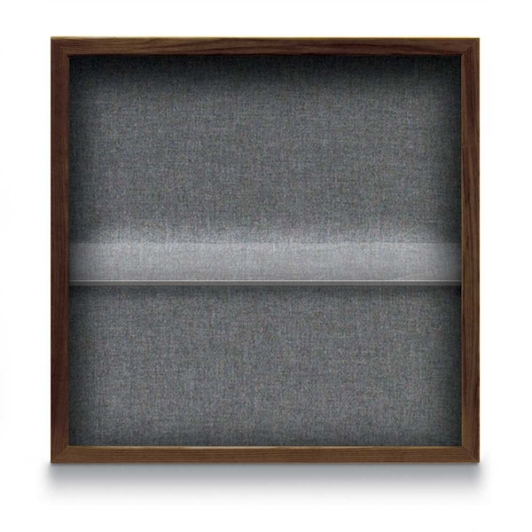 United Visual Products Outdoor Enclosed Combo Board, 48"x36", Bronze Frame/White Porc & Rubber UVCB4836ODBZ-WHTPORC-RUBBER - main